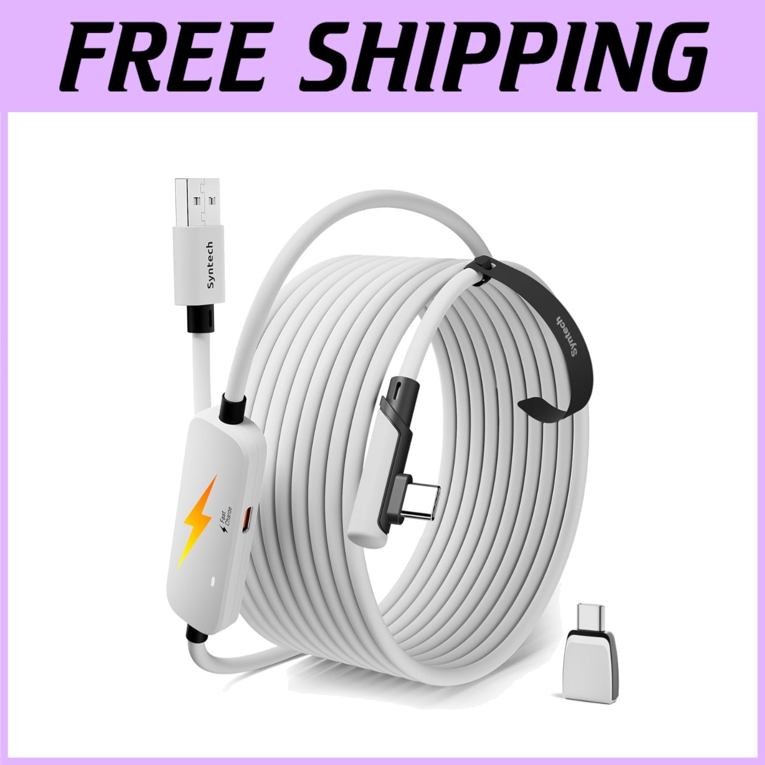 VR Cable for Oculus/Meta Quest 3S/3 - 16FT USB Adapter