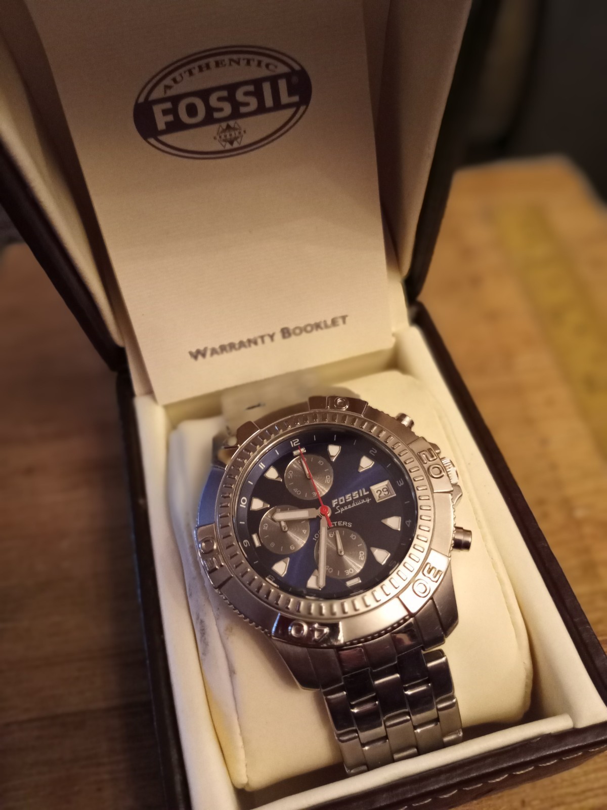 Fossil Speedway Chronograph Men's Divers Watch SERVICED