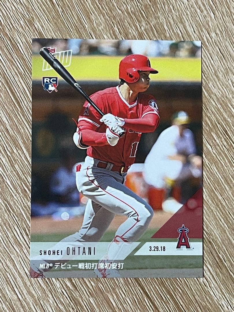 Shohei Otani 2018 Topps Now RC Card 5J Debut Hit Rookie NPB Japanese