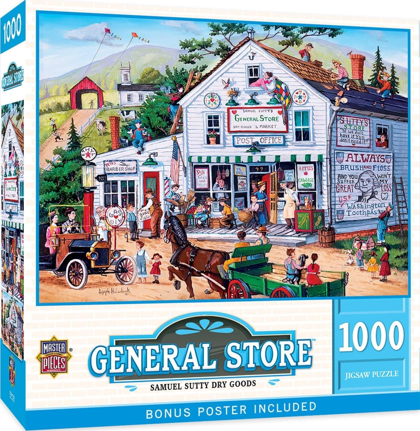 MasterPieces~SAMUEL SUTTY DRY GOODS (Complete)~1000 pc puzzle~Gen. Store Coll.