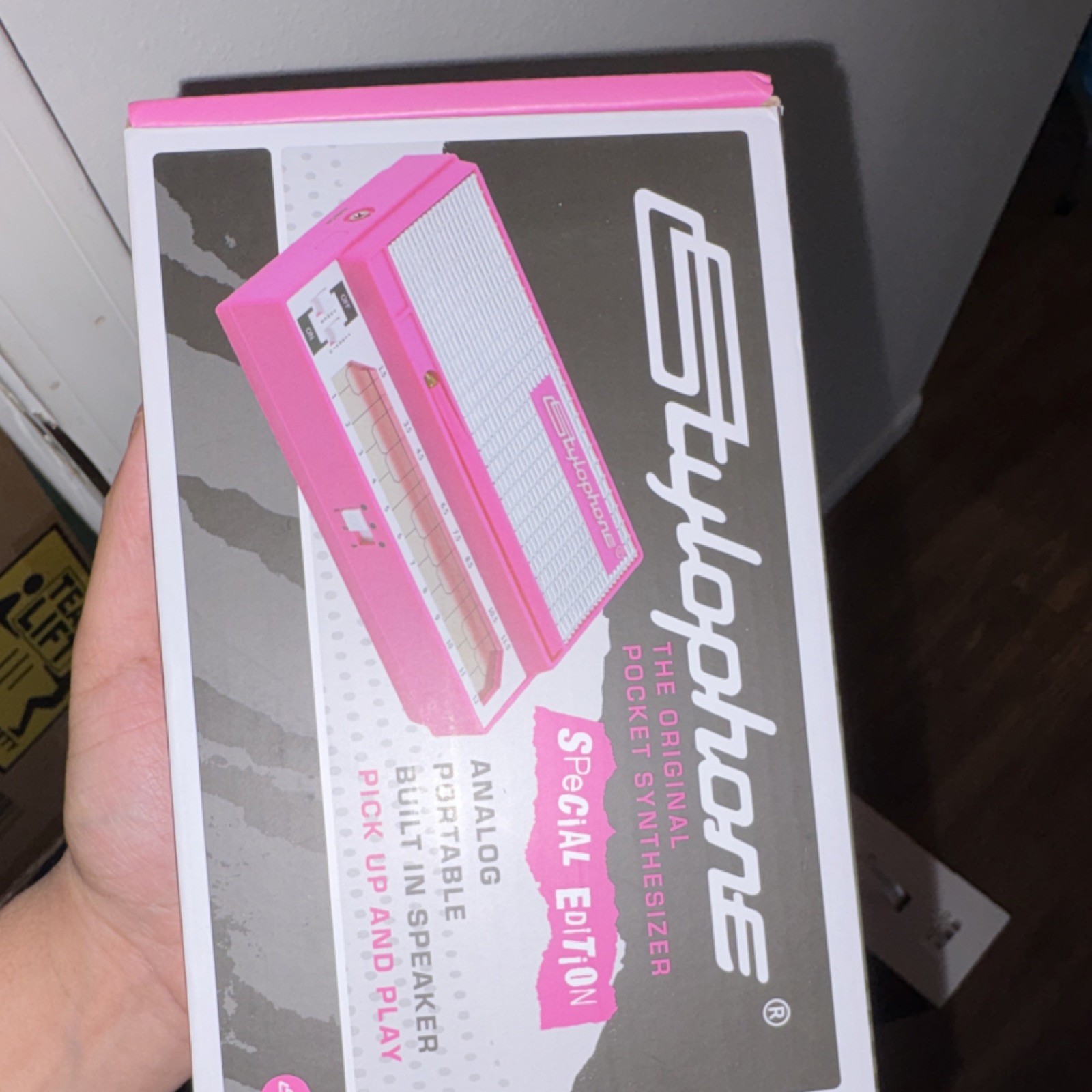 Dubreq Stylophone Special Edition Analog Synthesizer Pink Built-in Speaker