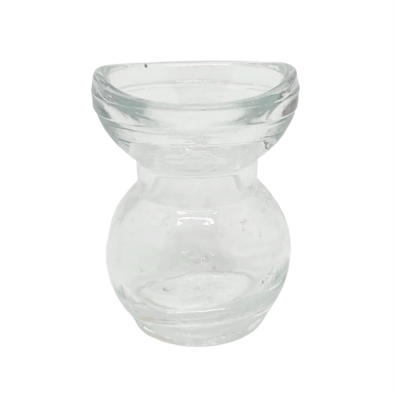 Vintage 1930s Clear Glass Glasco Reservoir Eye Wash Cup Eye Wash Bath