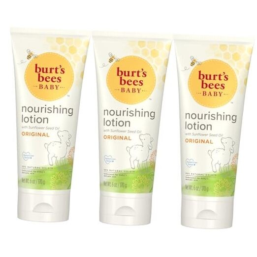 Baby Nourishing Lotion, Original Scent - 6 Ounce Tube - Pack of 3 Baby Lotion