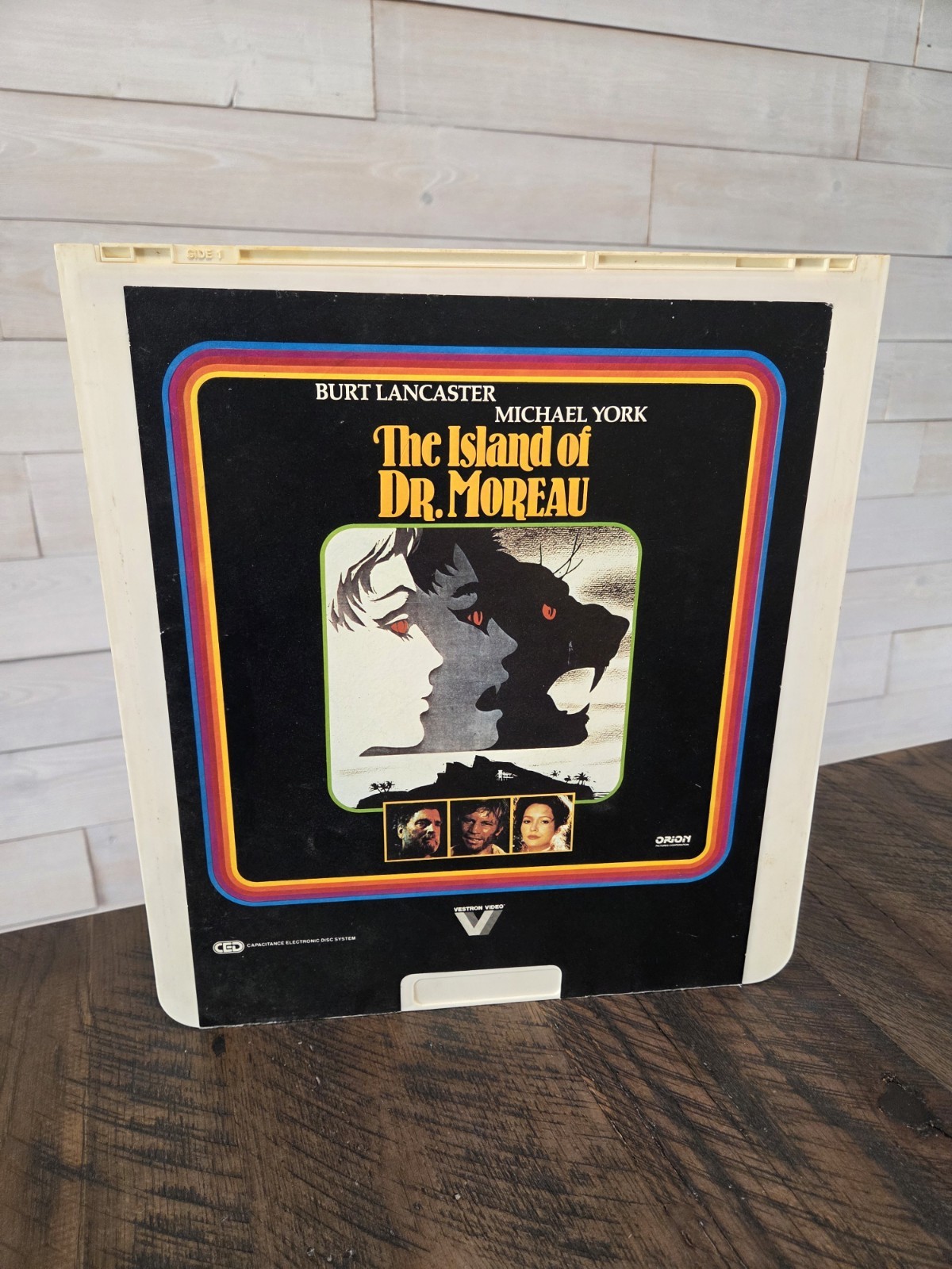 The Island Of Dr Moreau CED VideoDisc 1977 Horror/Sci Fi, Vintage