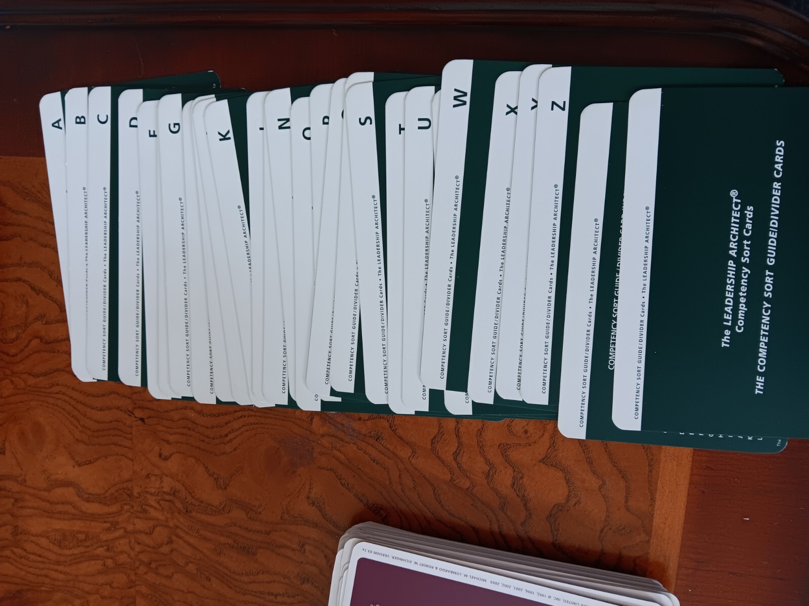 The LEADERSHIP ARCHITEC Competency Sort Cards Version 03.1a Pre-owned