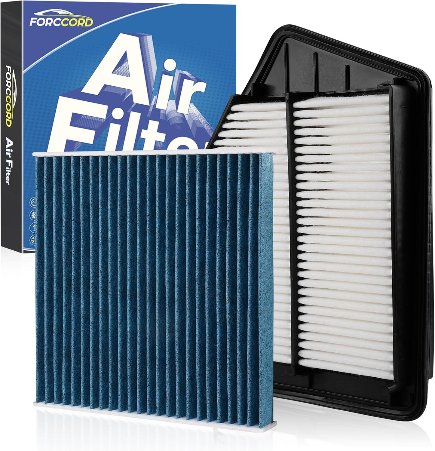 Cabin & Engine Air Filter Fit for Honda Accord 2.4L (2013-2017), Acura TLX 2.4L