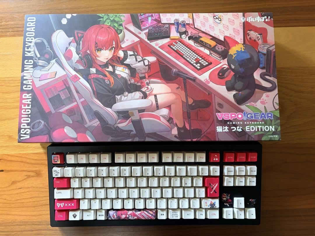 Vspo Gear Nekomata Tsuna Edition Gaming Keyboard Mechanical Keyboard Vspo
