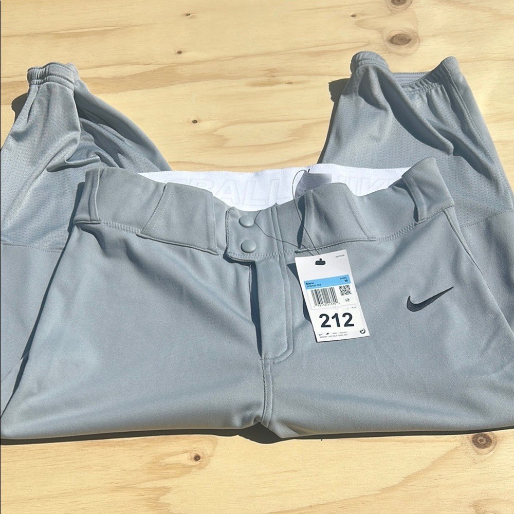 Nike Vapor Select Mens Baseball Pants Gray BQ6432-052 Size Medium NEW
