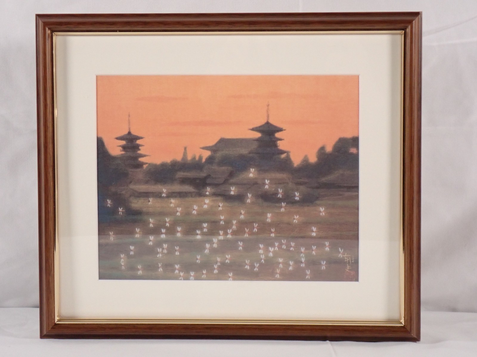 [Old Paper] Yakushiji Sunset and Dragonflies ( 1980-1990s)