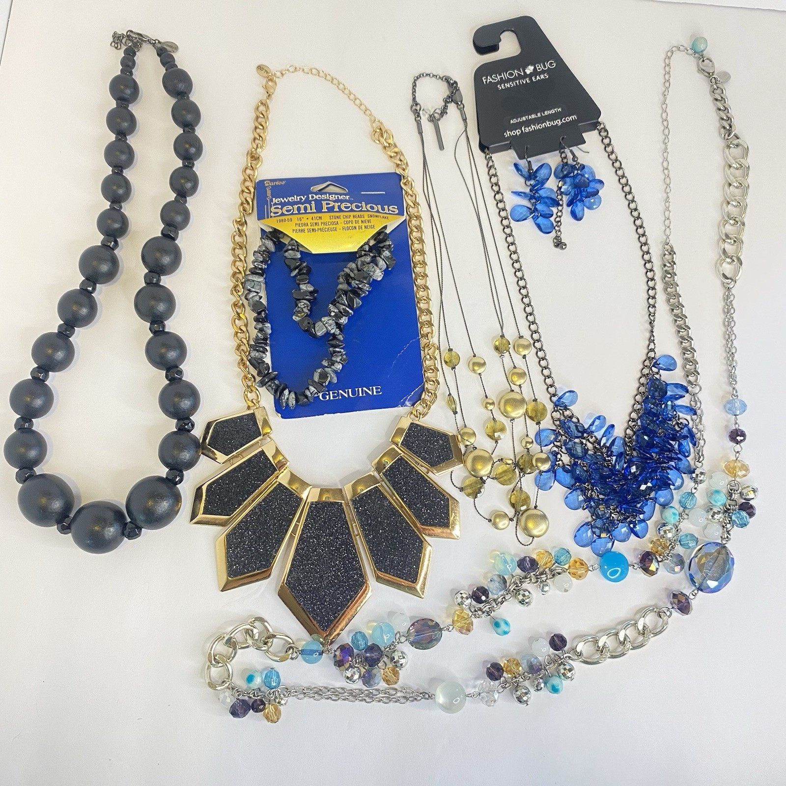 Jewelry Lot Statement Necklaces Kenneth Cole Aldo Express Cookie Lee Fashion Bug