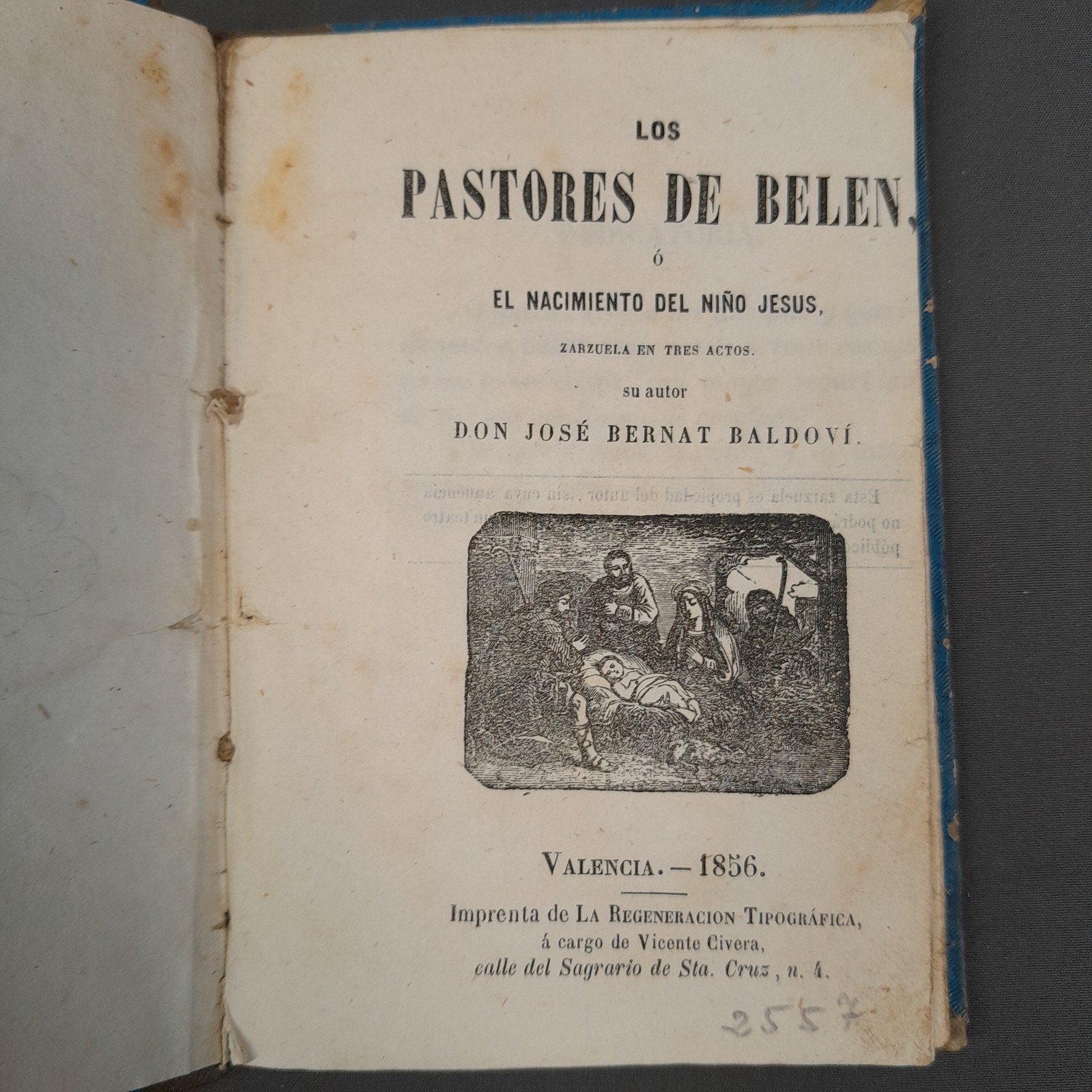 L-6456. Los Shepherds Of Nativity Scene, Or El Birth Del Boys Jesús. D.Joseph
