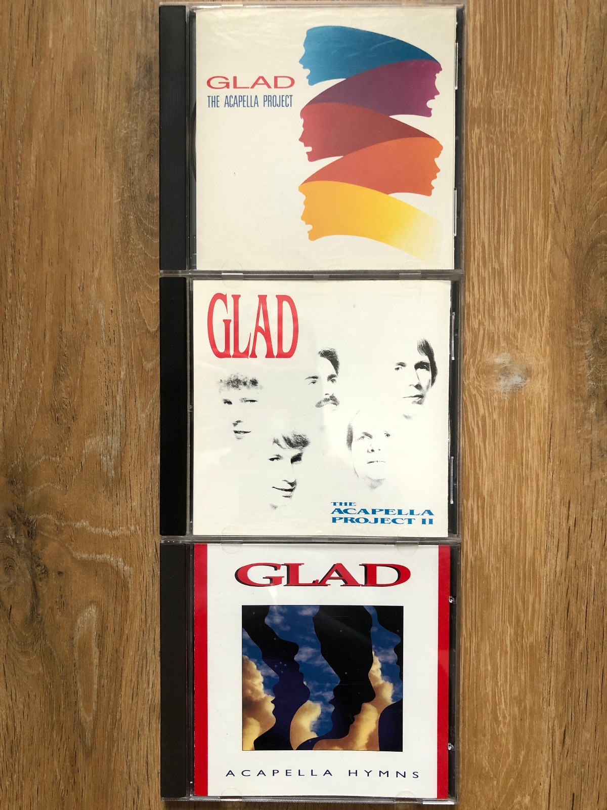 3 CD LOT GLAD - The Acapella Project, Acapella Project II and Acapella Hymns