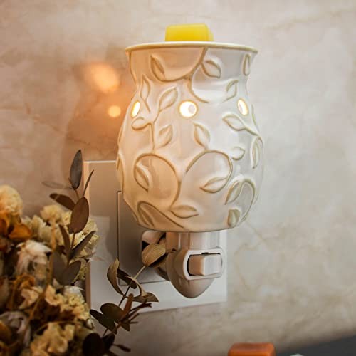  Candle Warmer Wax Melt Warmer Wax Warmer for Scented Wax Night Light Plug Ivy