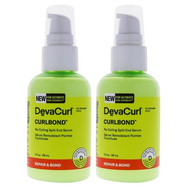 DevaCurl K0007393 3 oz Curl bond Split & Serum for Unisex - Pack of 2