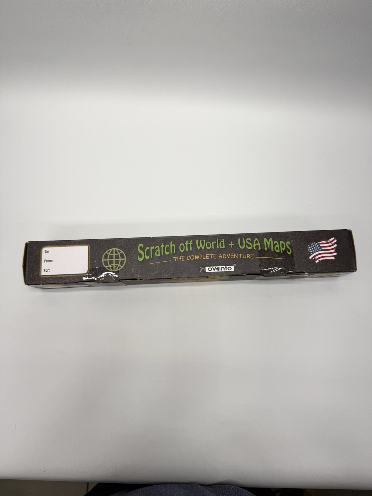 Scratch Off World And USA Maps NEW