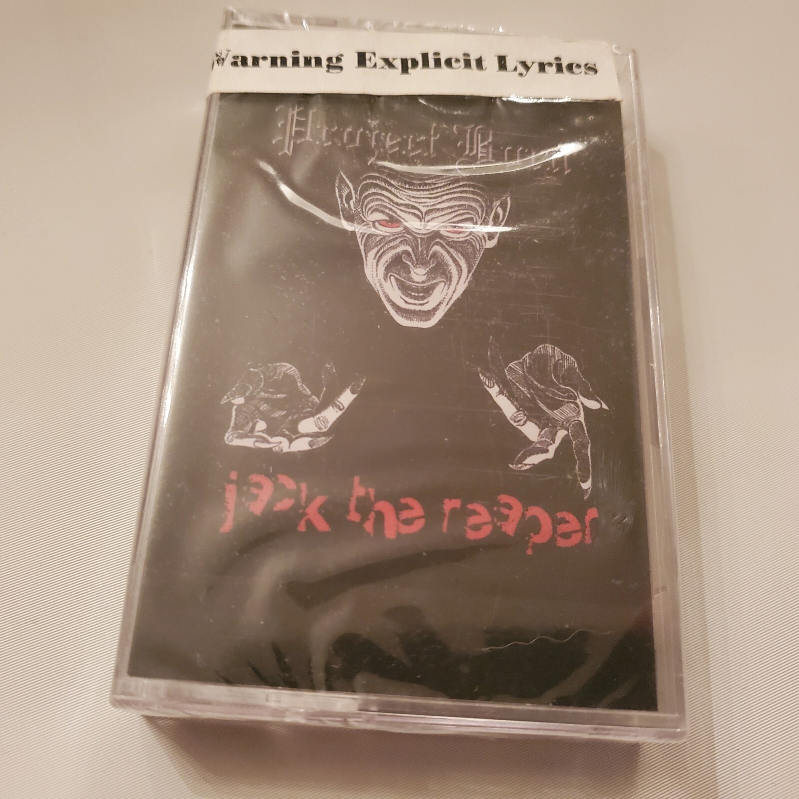 New Project Born Jack The Reaper 2001 Cassette MICHIGAN RAP Detroit ICP Esham 