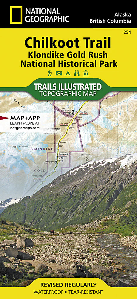 Chilkoot Trail, Klondike Gold Rush: Map #254
