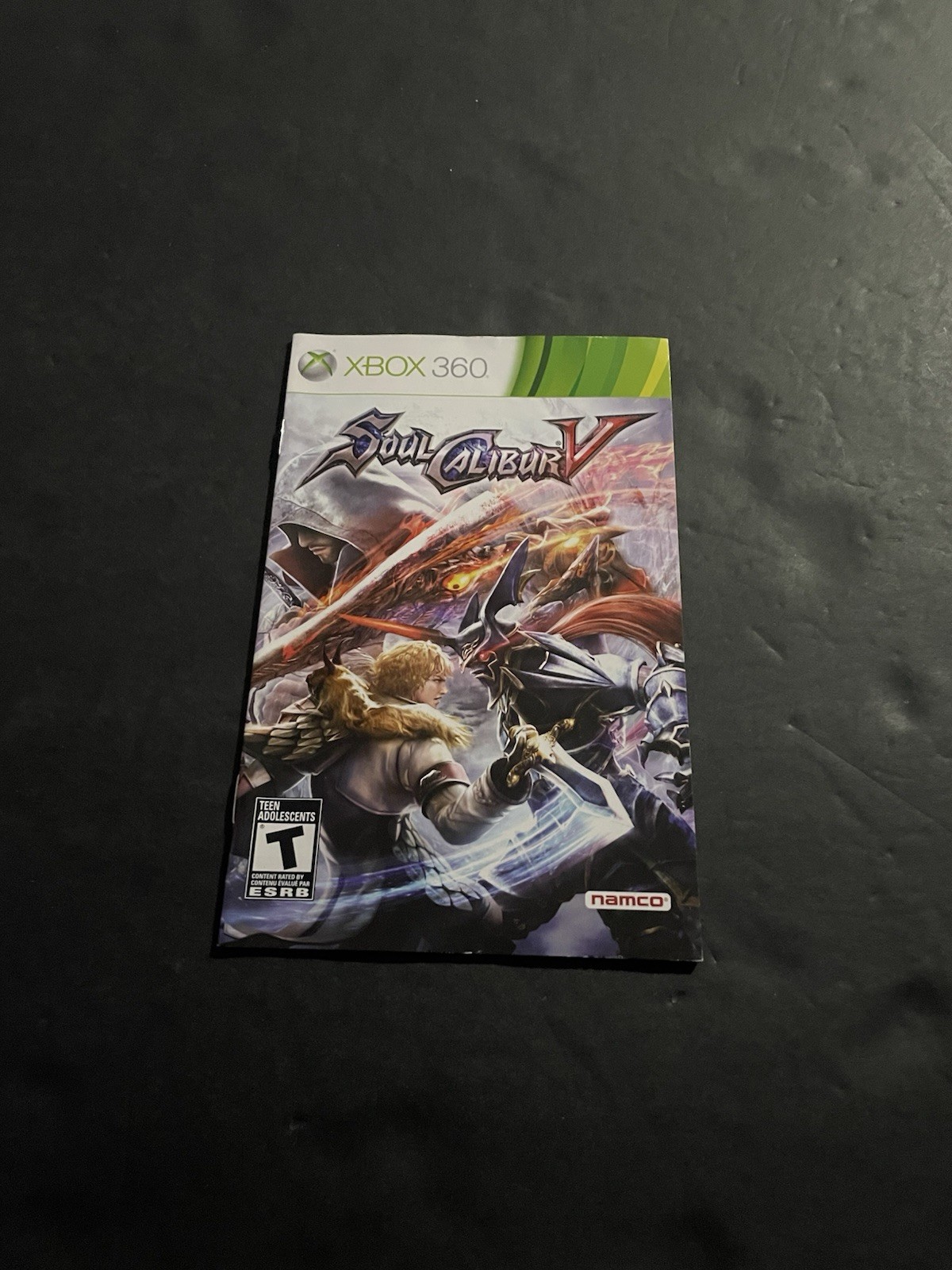 soul calibur 5 xbox 360 Manual Only