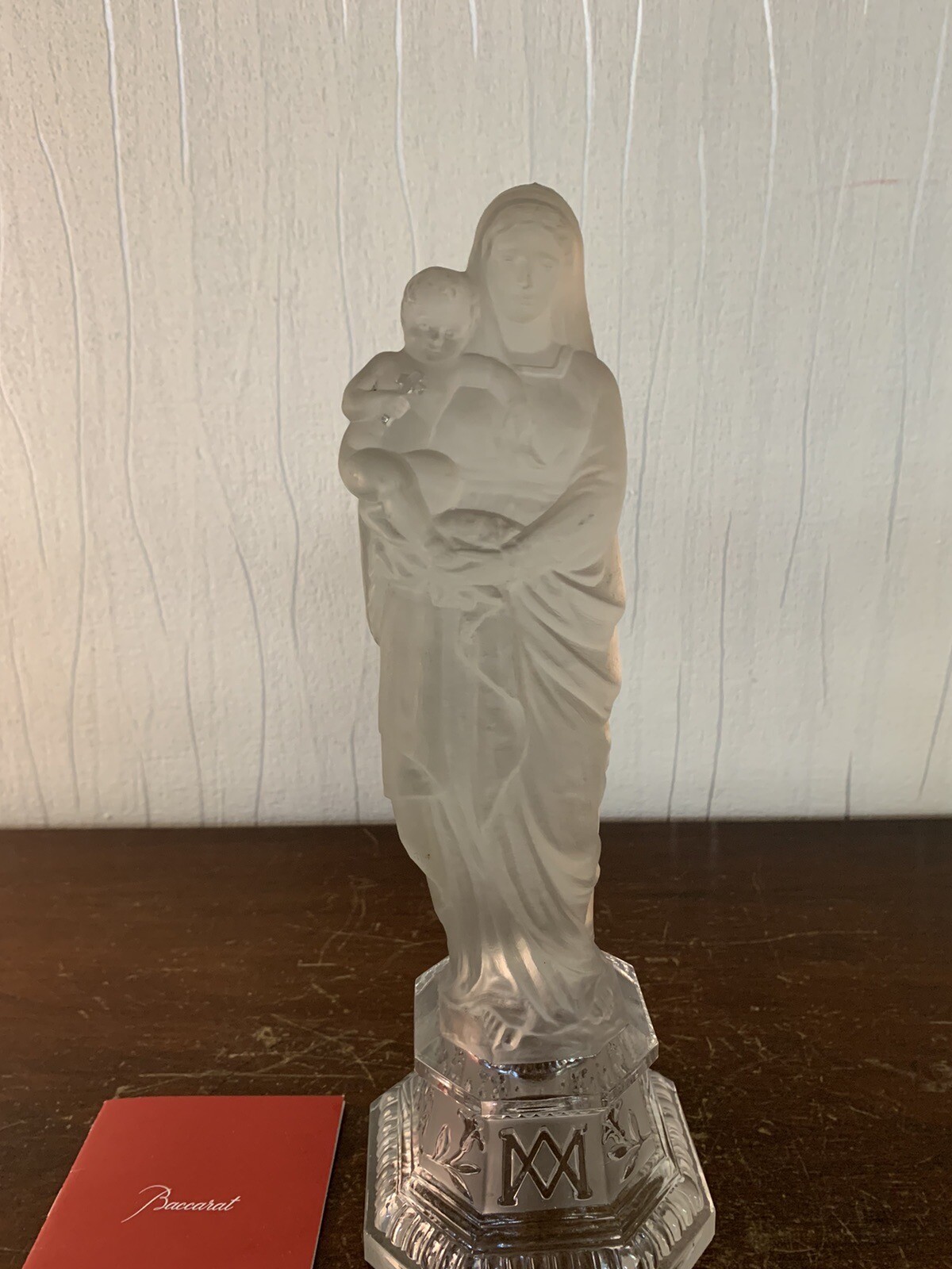 Virgin and Child in Baccarat Crystal Model1