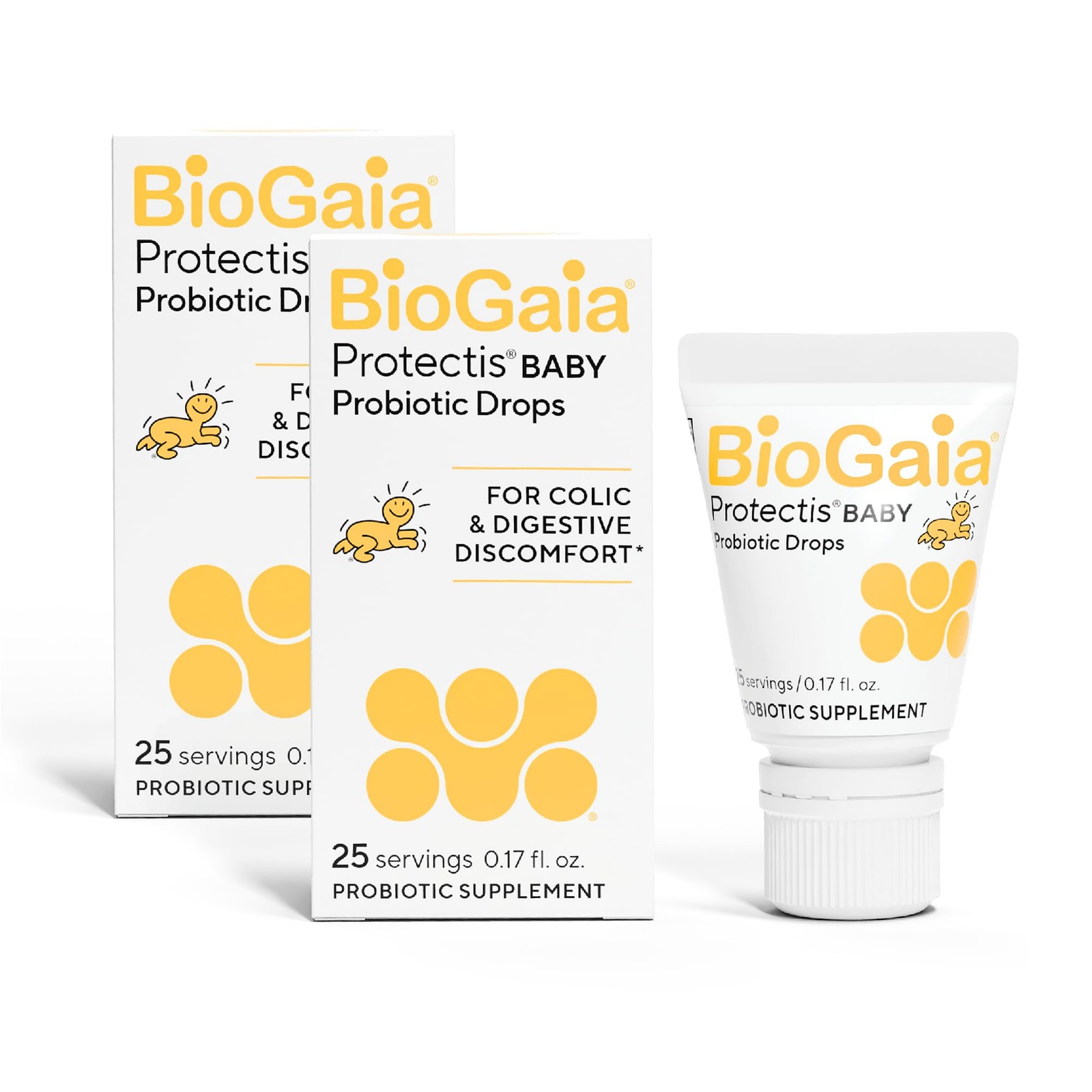 Probiotic Drops Baby 5mL Pack of 2 Colic Gas Relief BioGaia Protectis Essentials
