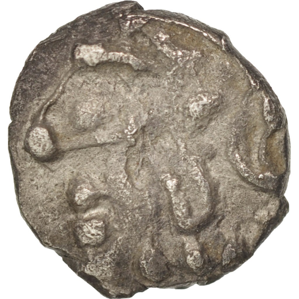 [#503504] Coin, Cadurci, Obol, EF, Sil, ver