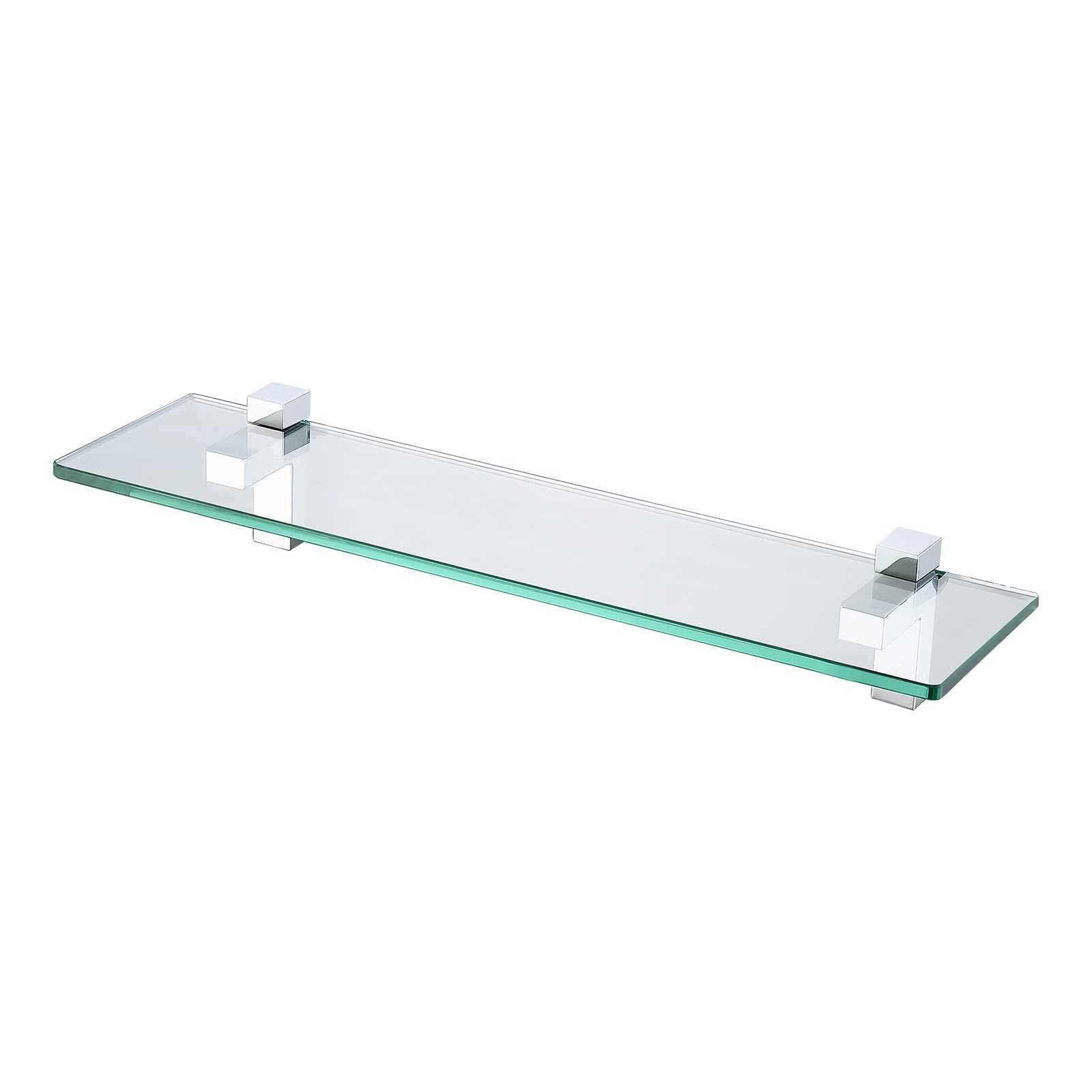 KES 20" Rectangular 8mm Tempered Glass Bathroom Shelf Wall Mount