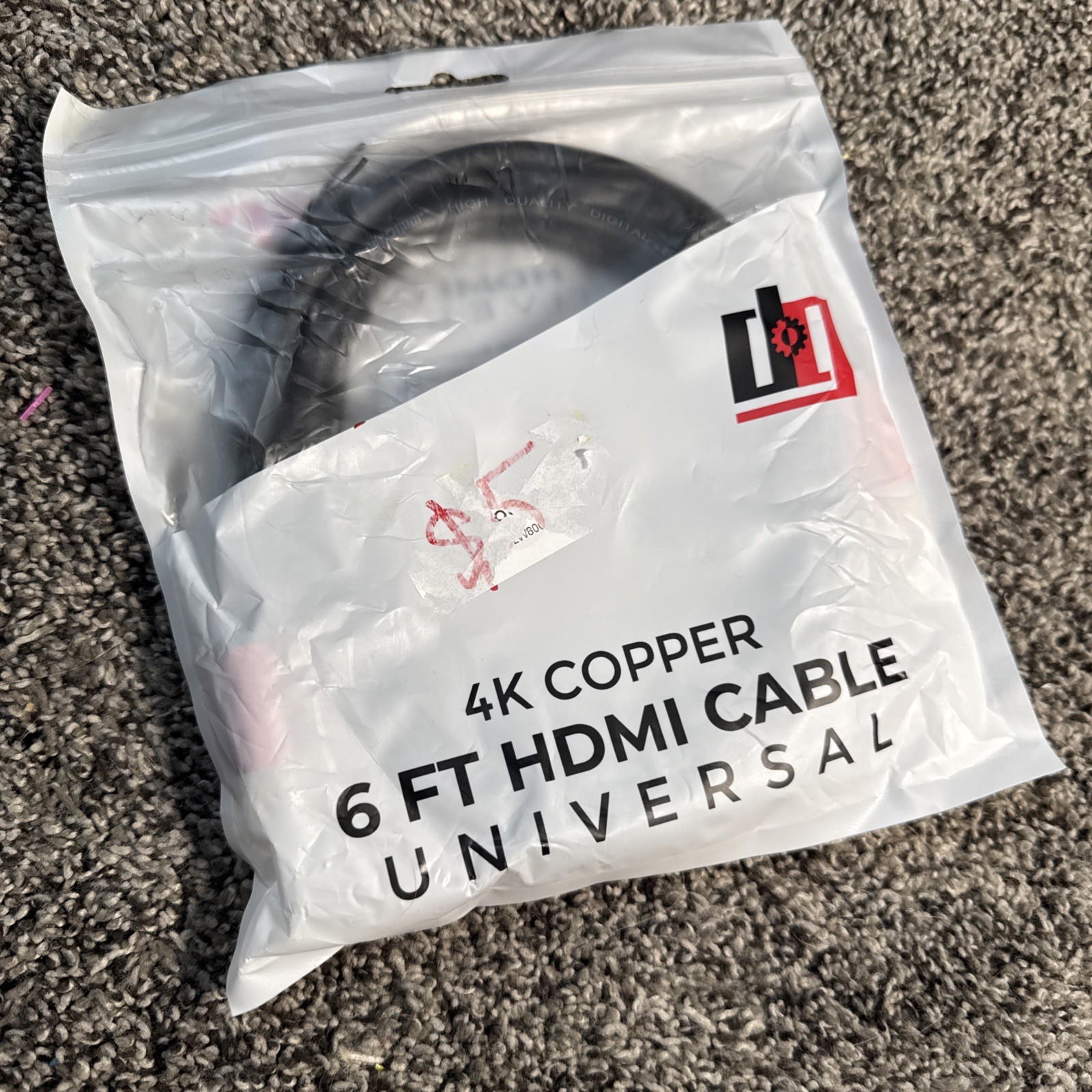 Deco Gear 6 FEET Universal 4K HDMI Cable Copper Conductors Cable 60hz DG6FTHDMI