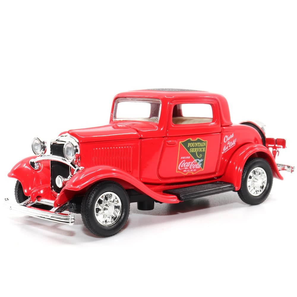 Motor City Classics Coca-Cola 1932 Ford Coupe Fountain 1:43 Diecast Collectible