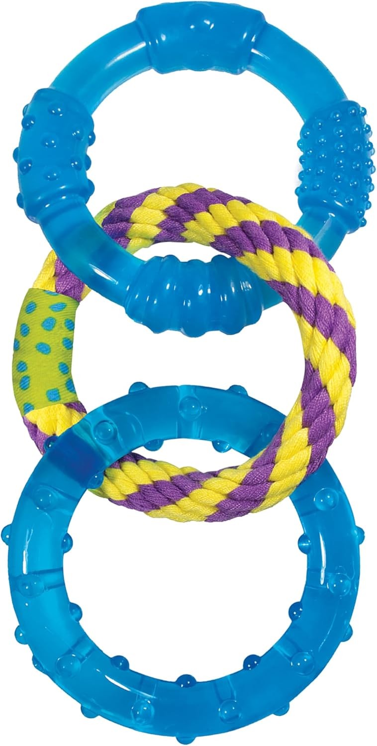 Petstages Dental Links Dog Chew Toy – Puppies & Adults, Strong Chewers, Multiple