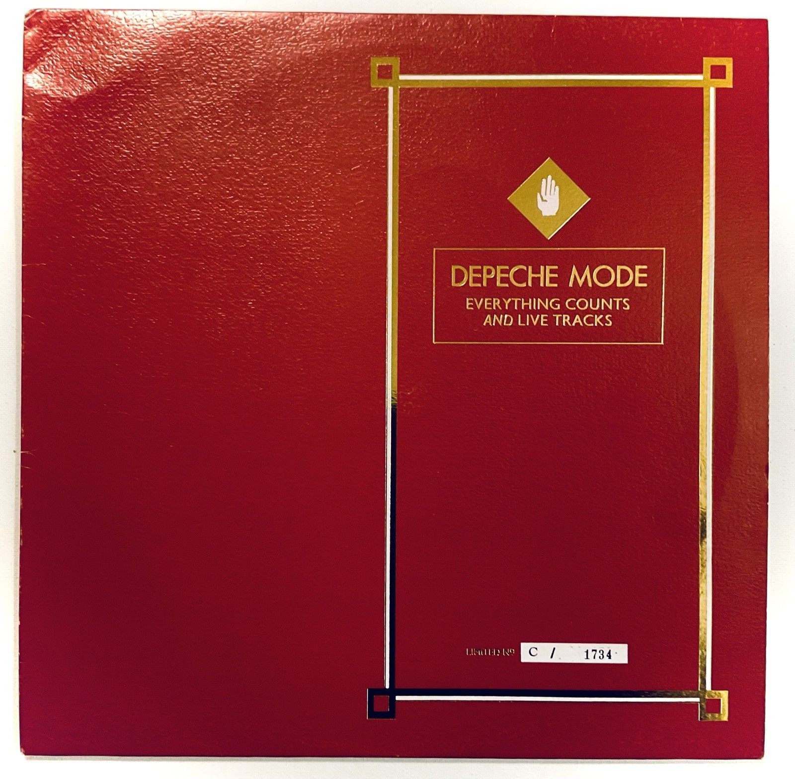 RARE, LTD, UK DEPECHE MODE EVERYTHING COUNTS AND LIVE TRACKS 12” Vinyl Num: 1734