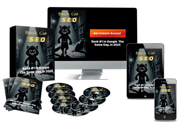 Get FREE TRAFFIC To Your Website With BLACK CAT SEO - Money-Making Strategy (CD)