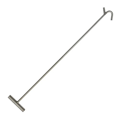 5th Wheel Pin Puller,Portable Stainless Steel Type S-Hook 32 inch,pack 1