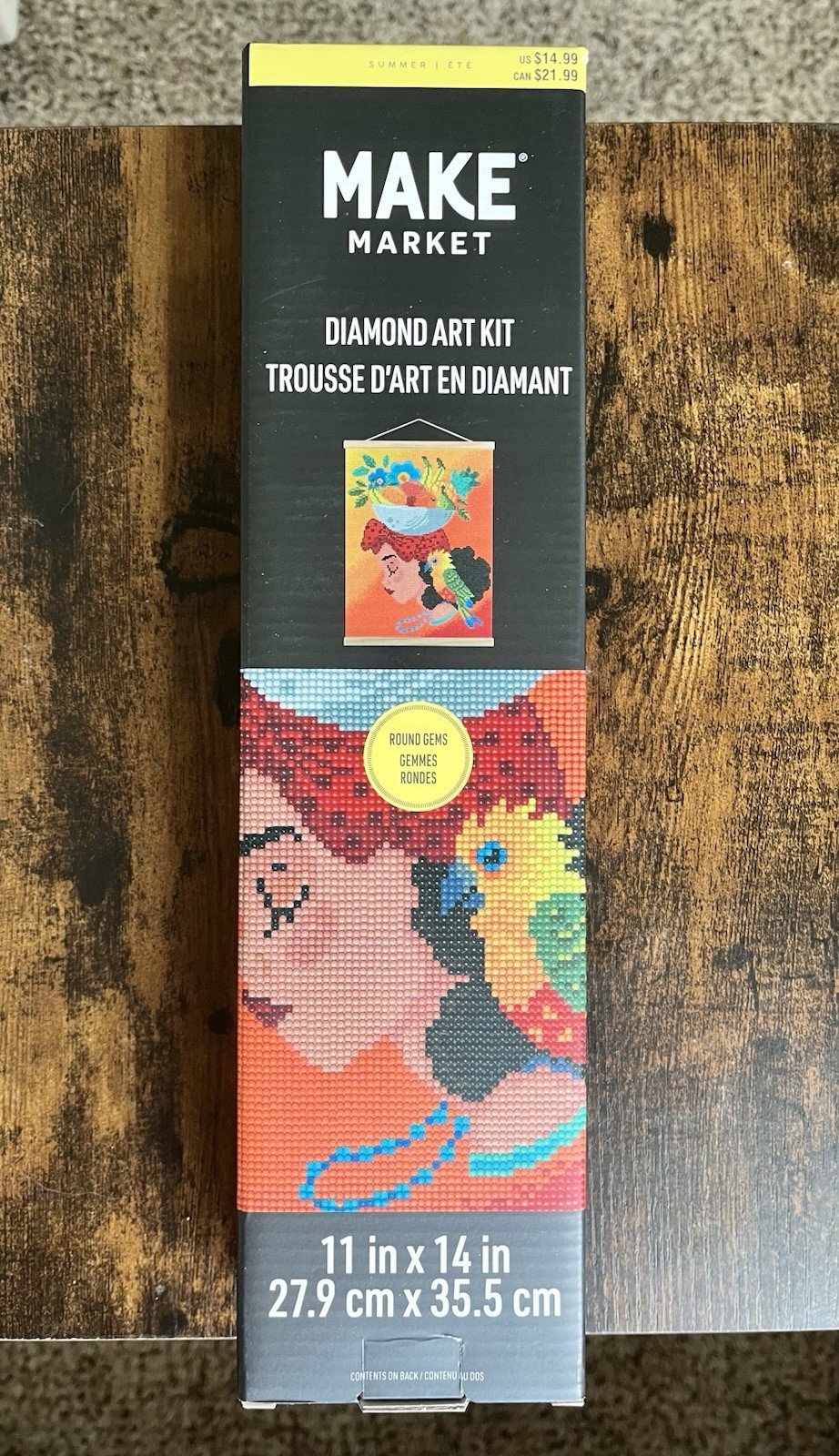 Make Market Diamond Art Kit, Woman, 11in x 14in