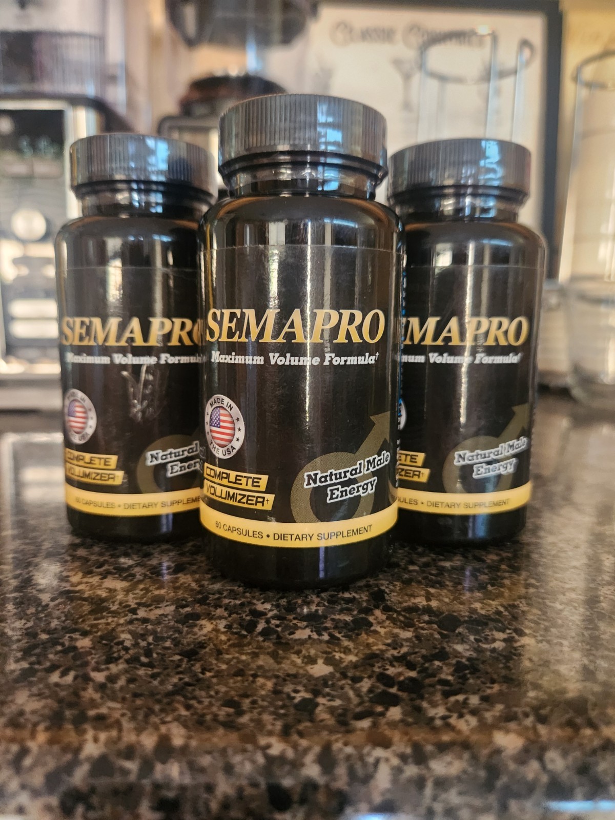 SEMAPRO - Extreme Semen Volumizer and Male Energy Formula (60 Caps) 