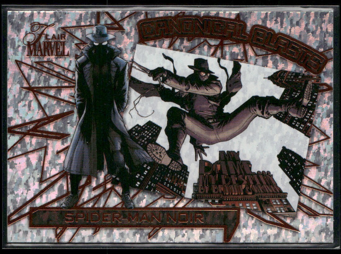 2023 Upper Deck Marvel Flair Canonical Blasts Spider-Man #CS18 - Spider-Man Noir