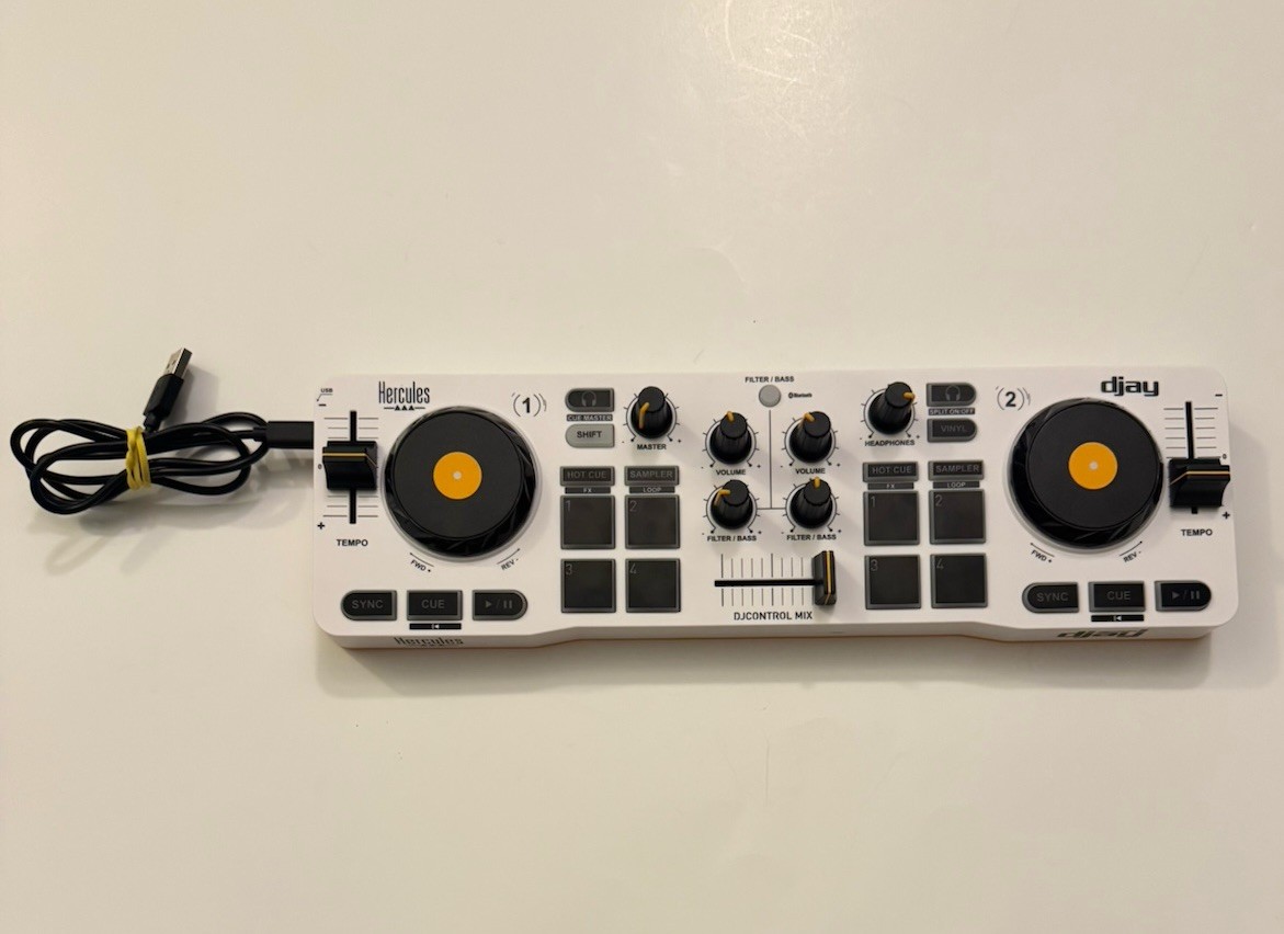 Djay Hercules DJControl Grab it And Mix DJ Mixer - Bluetooth Wireless Controller