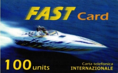 1260 Used International Phone Card Fast Card 100 31/12/2002