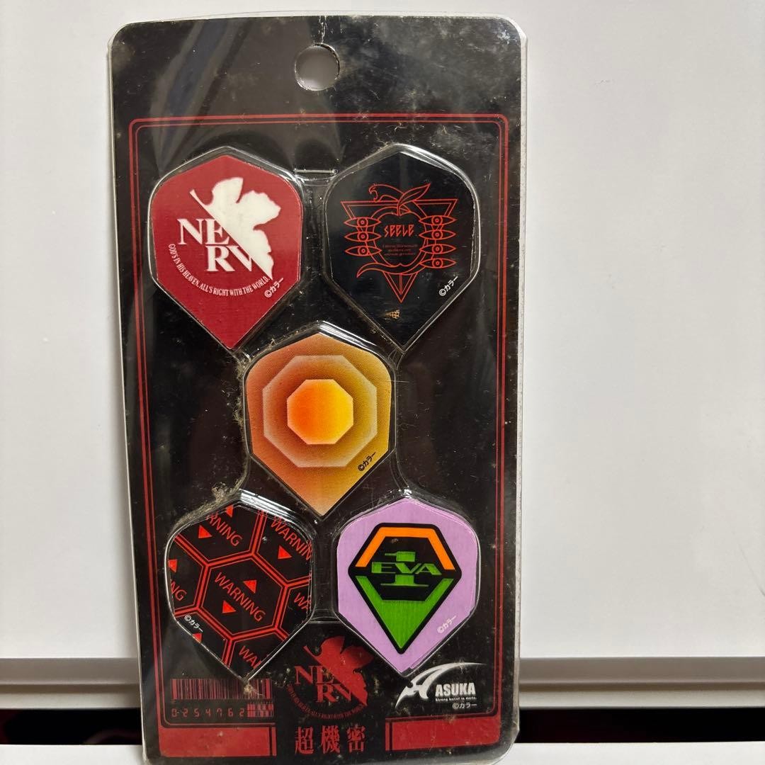 Evangelion Anime Dart Flight 5pcs Official Character Design Toy Accessories