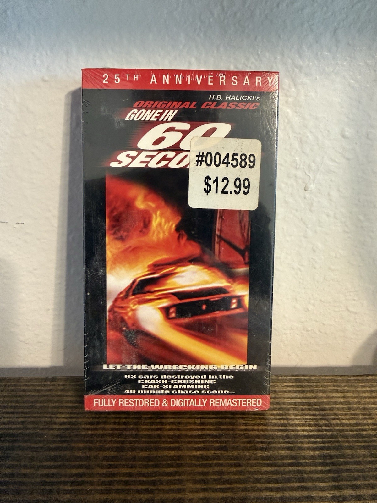 Navarre Gone in 60 Seconds 25th Anniversary VHS NTSC H.B. Halicki Bonus Features