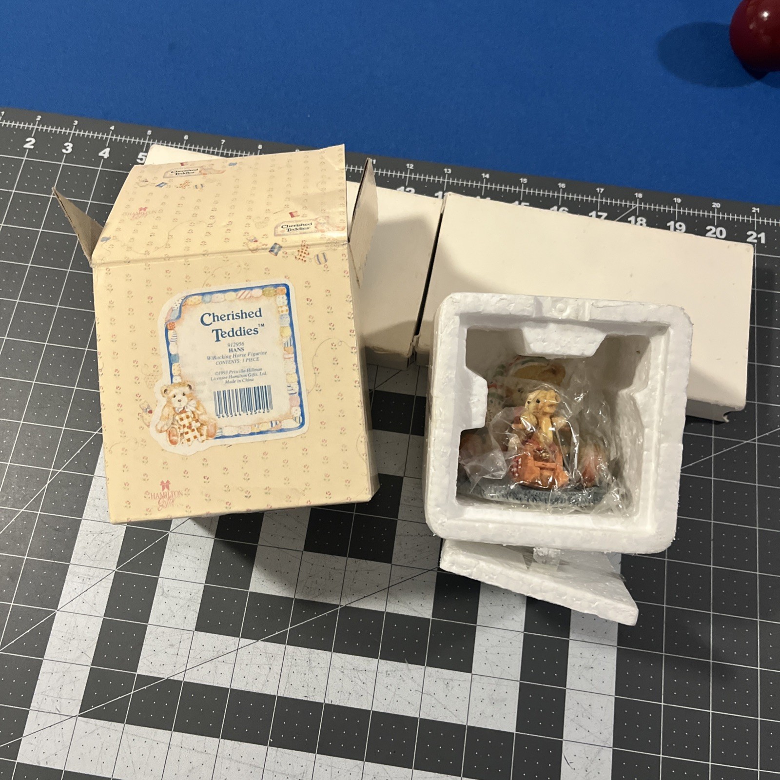 Enesco Cherished Teddies Hans Friends In Toyland 912956 - New 1993