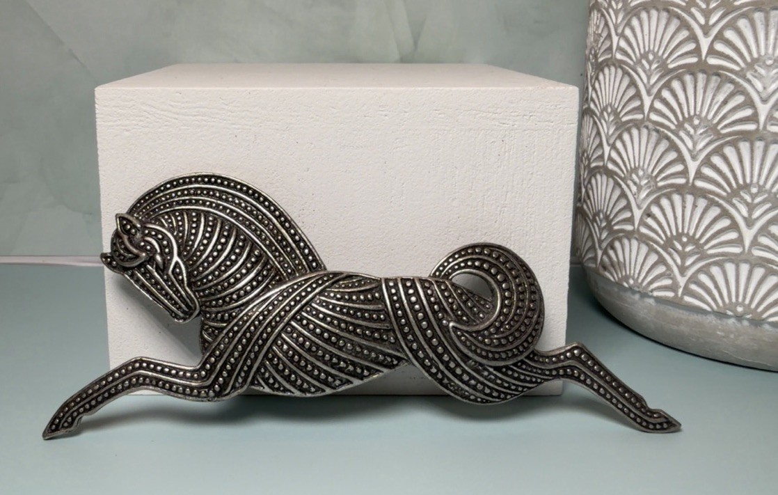 Art Deco Running Horse Brooch (Vintage) 