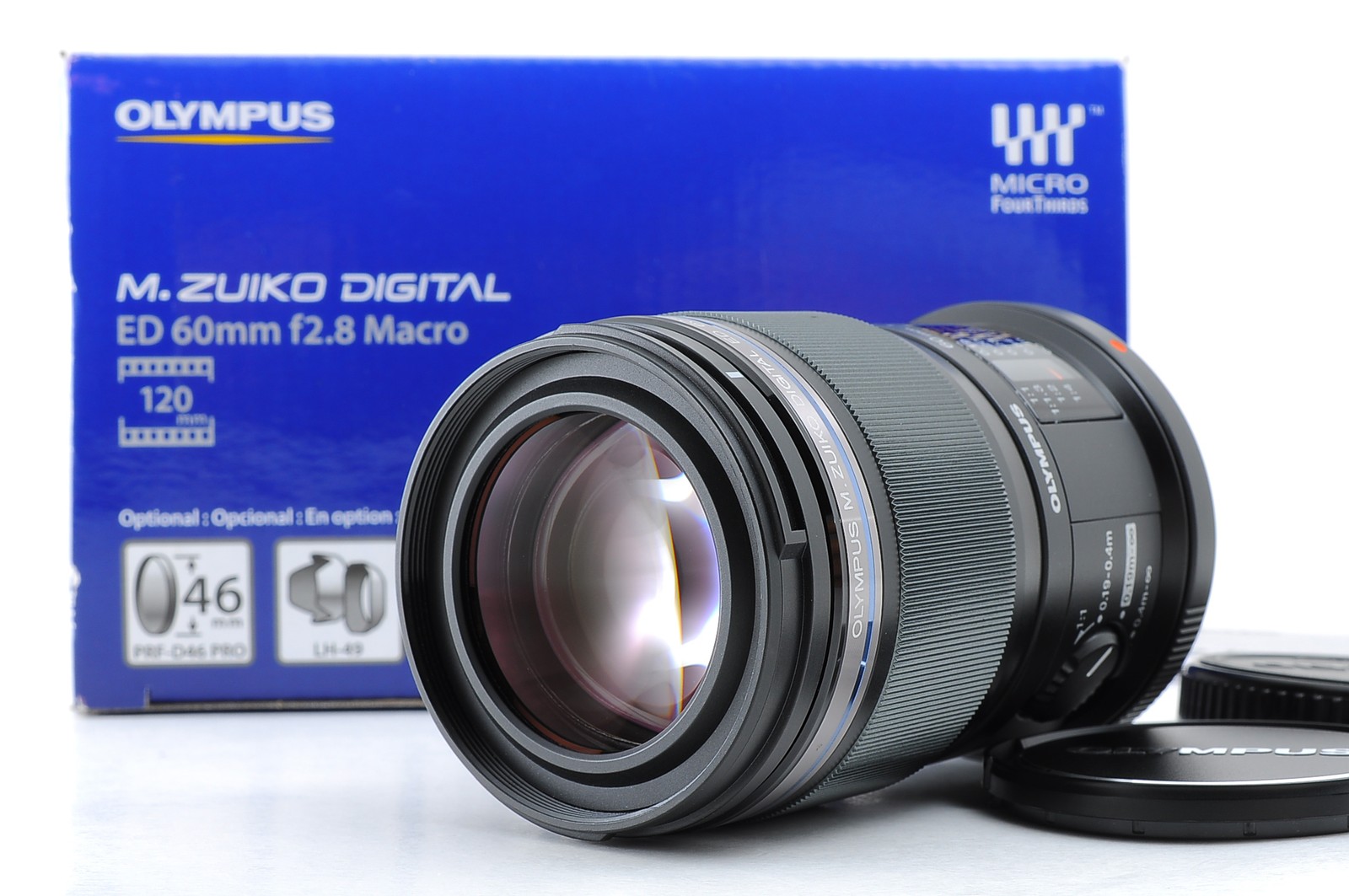 [MINT] OLYMPUS M.Zuiko Digital ED 60mm F/2.8 MSC Macro Lens From JAPAN