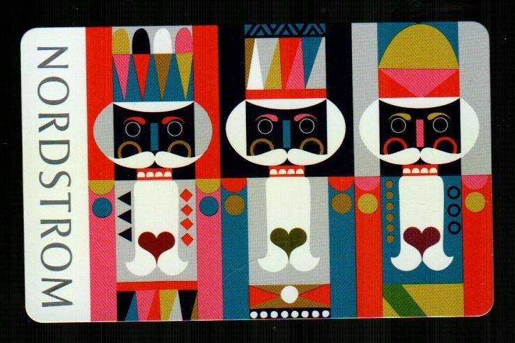 NORDSTROM Christmas, Nutcrackers ( 2015 ) Gift Card ( $0 )