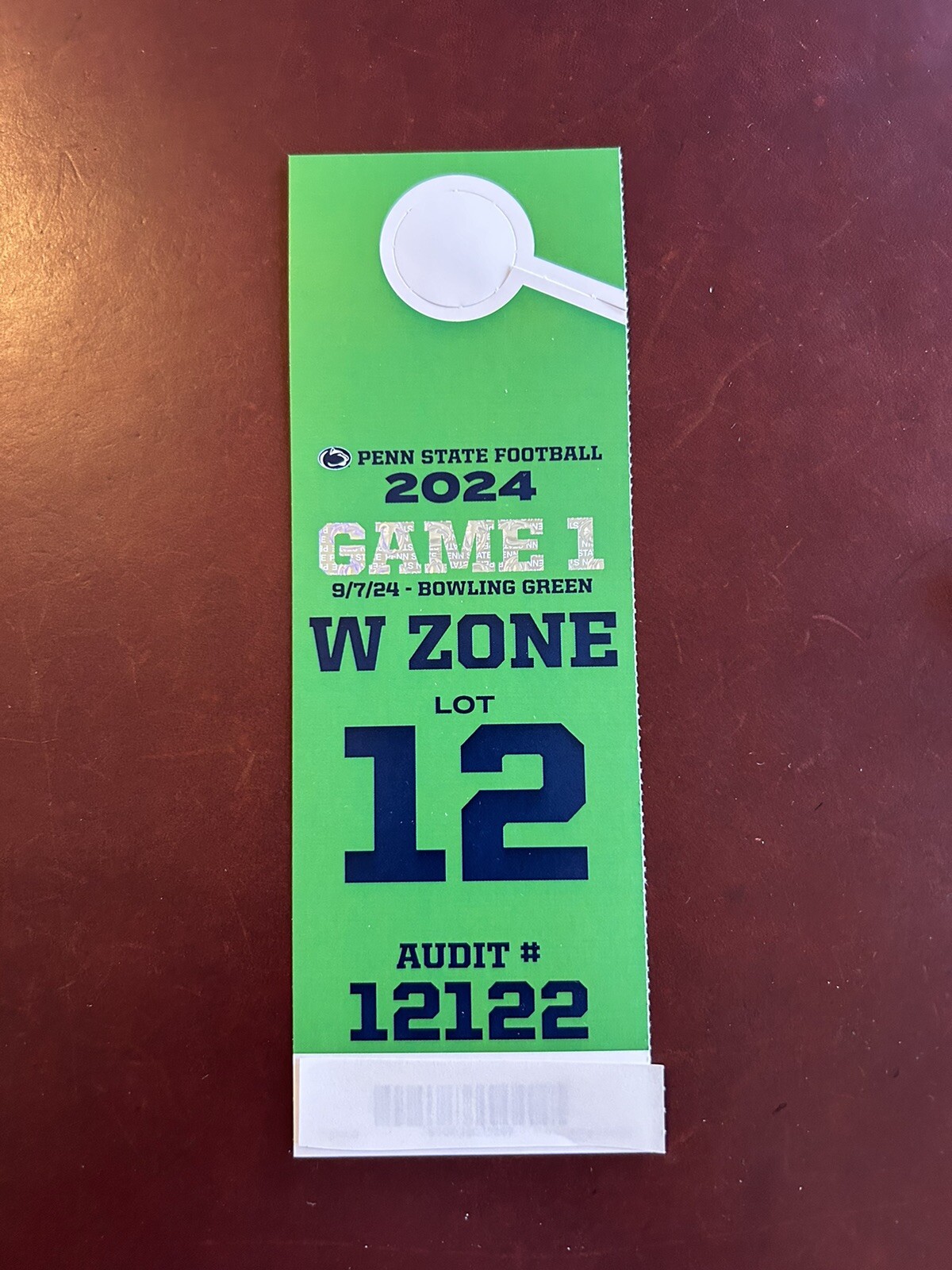 PSU V Bowling Green Parking