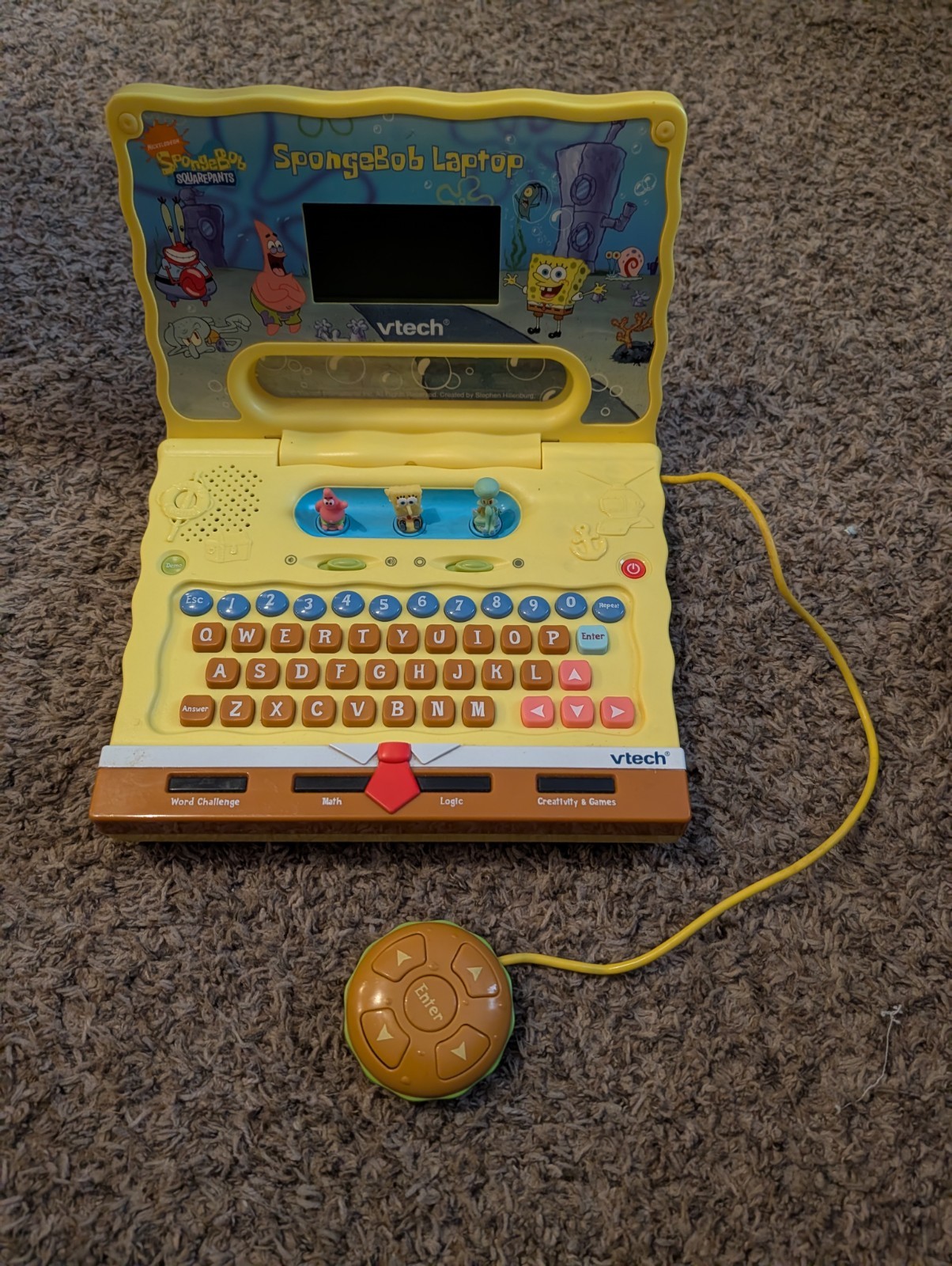 Vtech SpongeBob SquarePants 2008 15 Activity Educational Laptop Works 