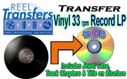 REEL TRANSFERS - convert vinyl LP to CD