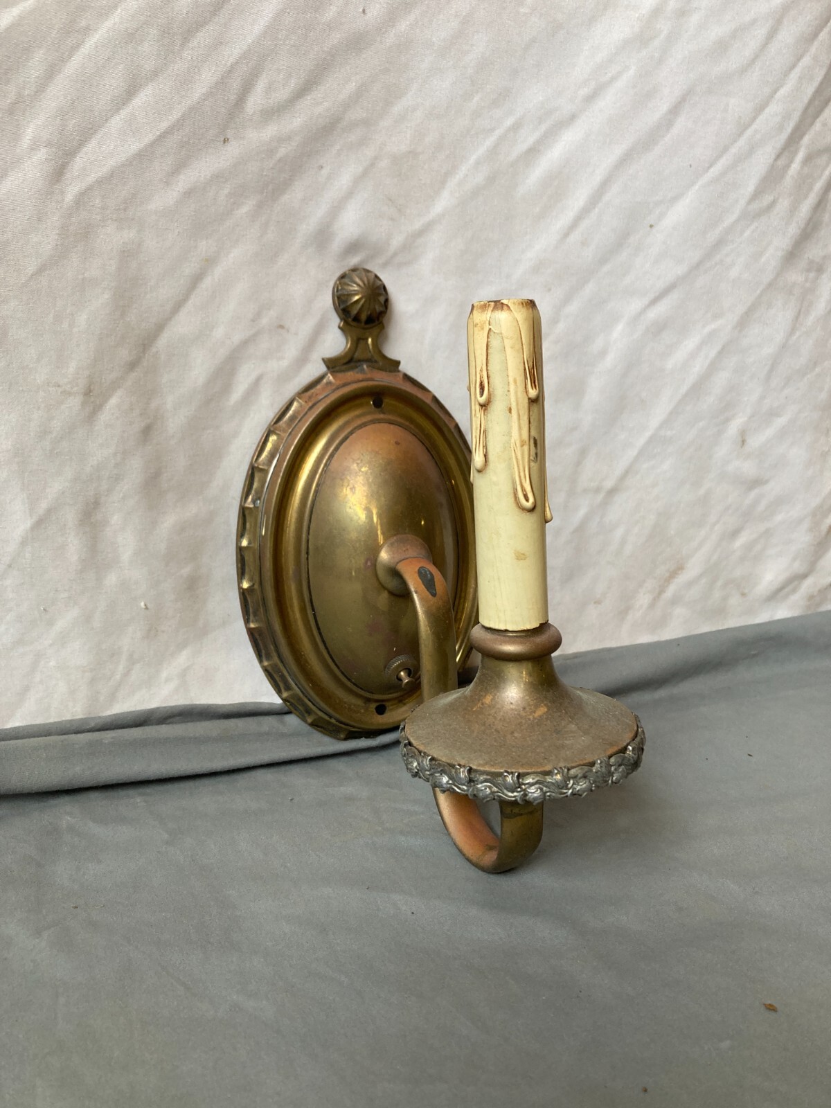 Antique Cast Gothic Victorian Sconce Interior Vtg Wall Light Fixtures 130-26E