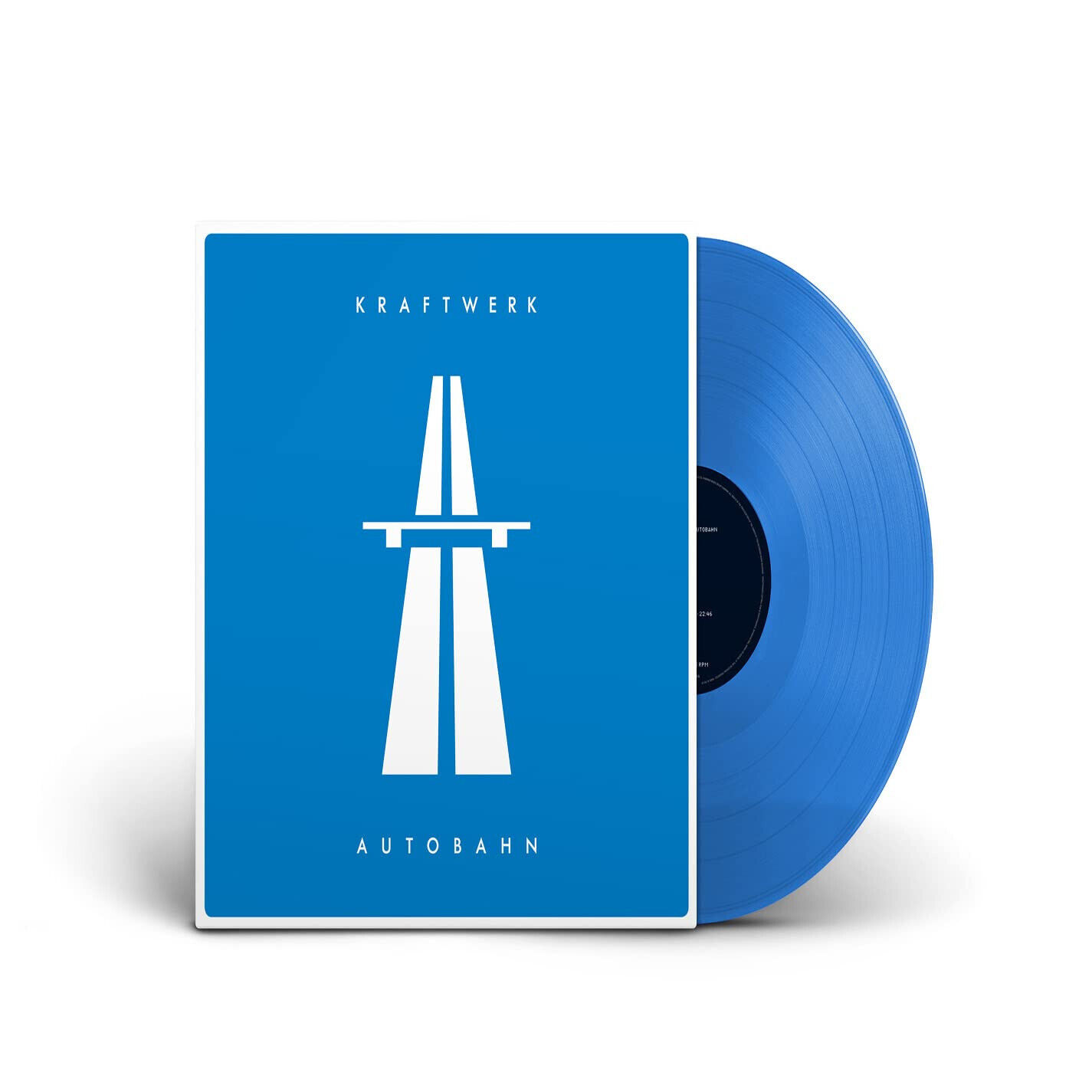 Kraftwerk : Autoroute LP, Blaues Vinyle