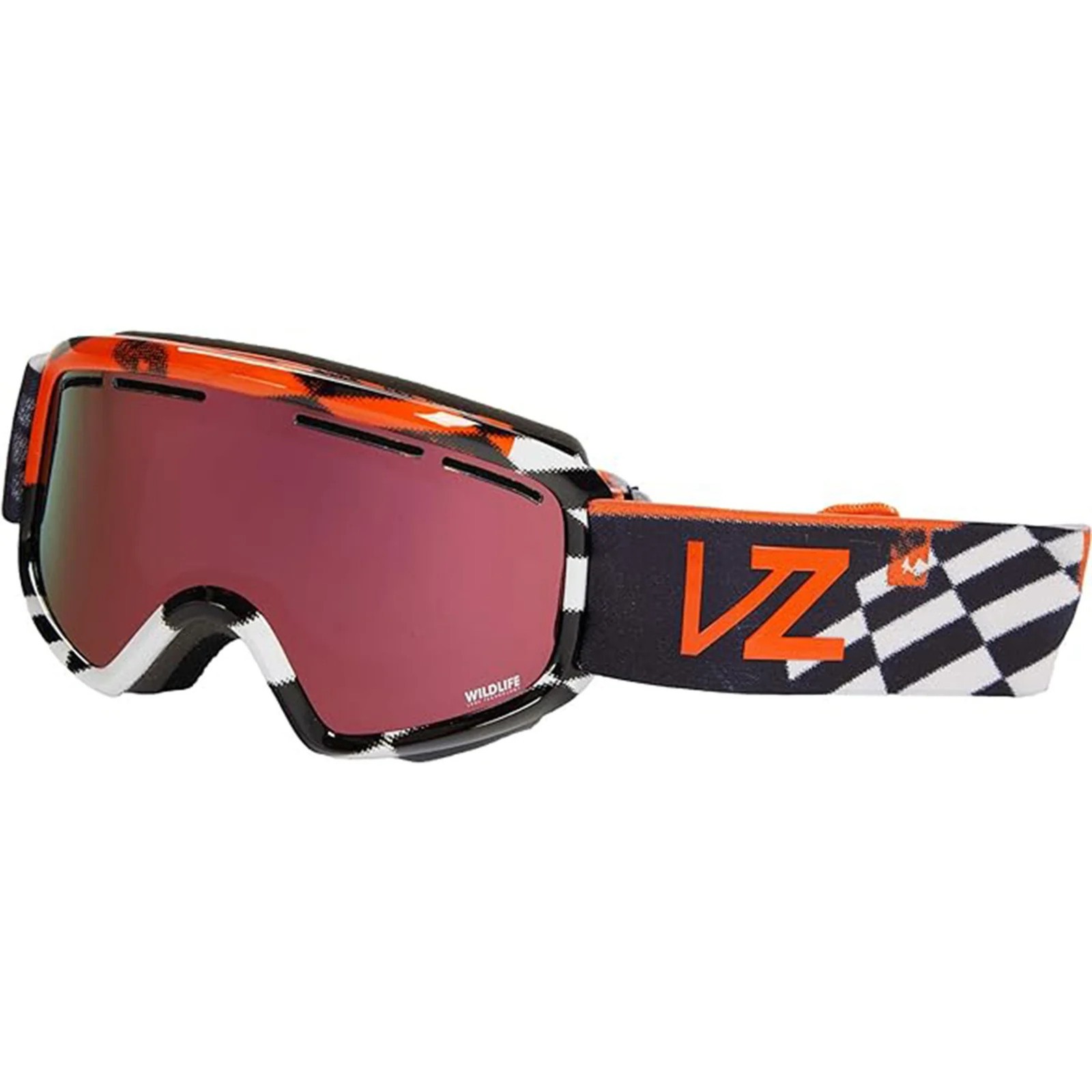 VonZipper Adult Trike VB-909 Snow 4 to The Floor Gloss/Wild One Size Goggles