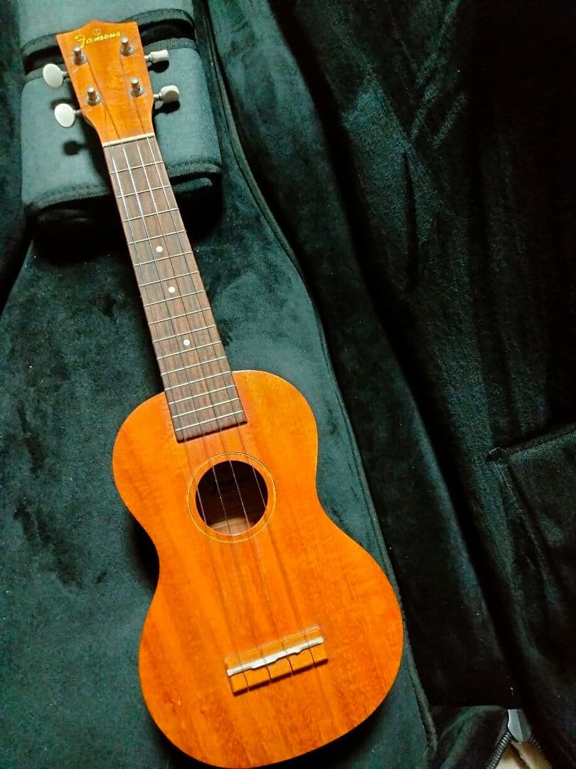 Famous FS-5G Made in Japan Soprano Ukulele Good Sound